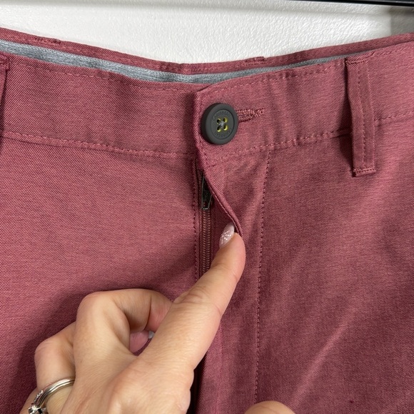 Caribbean Performance Men's Flat Front Casual Shorts in Size 34 - Picture 4 of 6